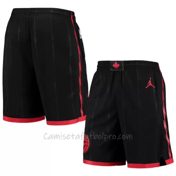 Shorts de Baloncesto Toronto Raptors Statement Edition Swingman