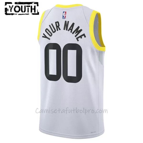 Camiseta de Baloncesto Utah Jazz Association Edition Swingman 2023/24 Niños Blanco