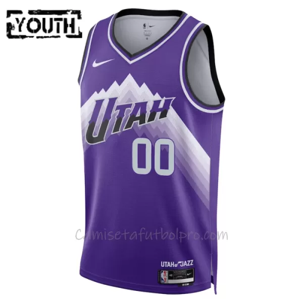 Camiseta de Baloncesto Utah Jazz City Edition Swingman 2023/24 Niños Morado