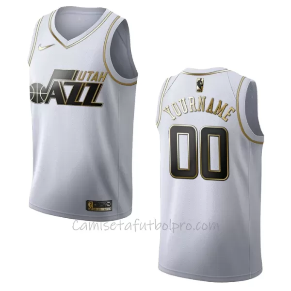 Camiseta de Baloncesto Utah Jazz Golden Edition Swingman Blanco