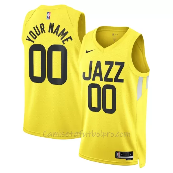 Camiseta de Baloncesto Utah Jazz Icon Edition Swingman 2023/24 Amarillo