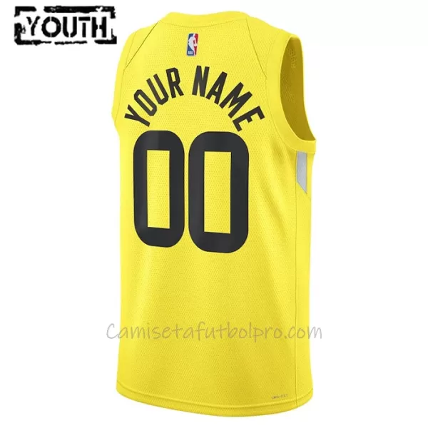 Camiseta de Baloncesto Utah Jazz Icon Edition Swingman 2023/24 Niños Amarillo