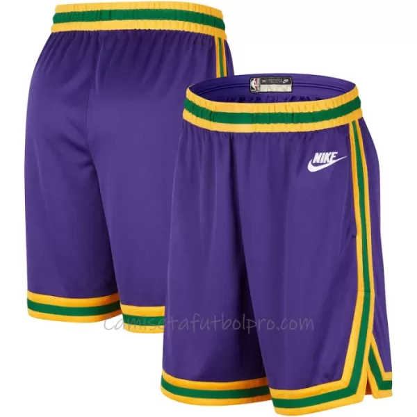 Shorts de Baloncesto Utah Jazz Hardwood Classic Edition Swingman