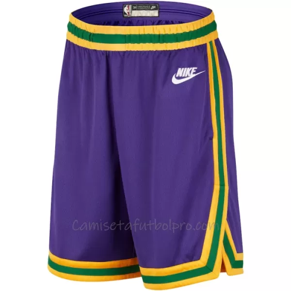 Shorts de Baloncesto Utah Jazz Hardwood Classic Edition Swingman