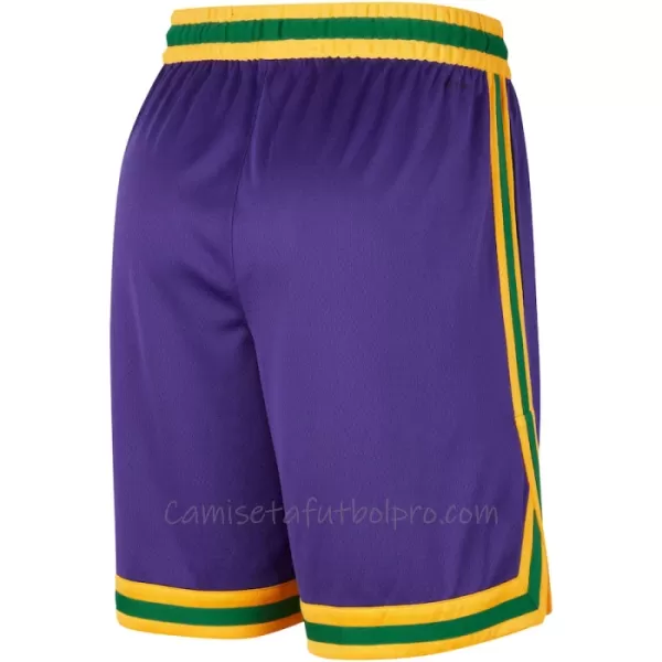 Shorts de Baloncesto Utah Jazz Hardwood Classic Edition Swingman