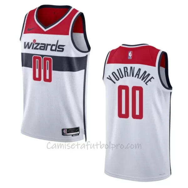 Camiseta de Baloncesto Washington Wizards Association Edition Swingman 2023/24 Blanco