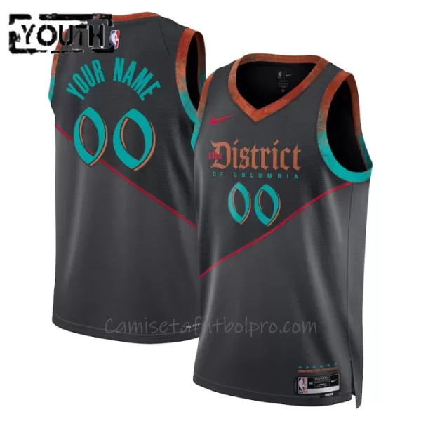 Camiseta de Baloncesto Washington Wizards City Edition Swingman 2023/24 Niños