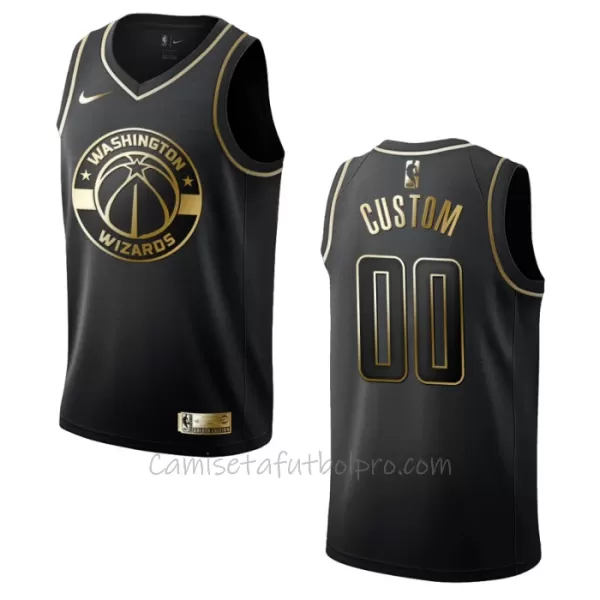 Camiseta de Baloncesto Washington Wizards Golden Edition Swingman Negro