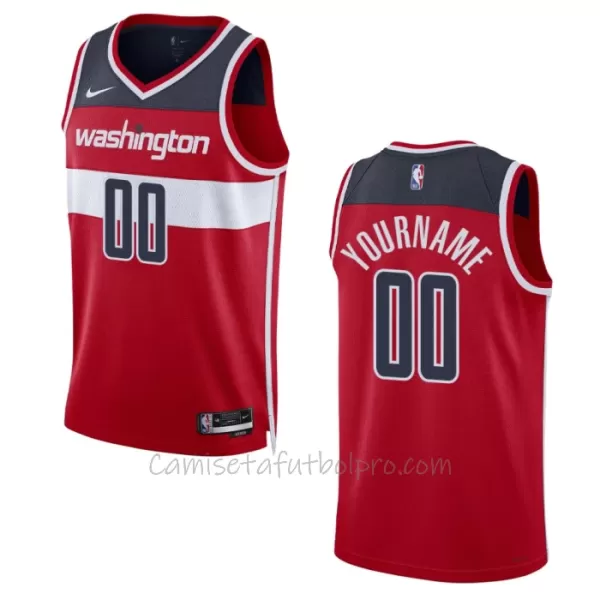 Camiseta de Baloncesto Washington Wizards Icon Edition Swingman 2023/24 Rojo