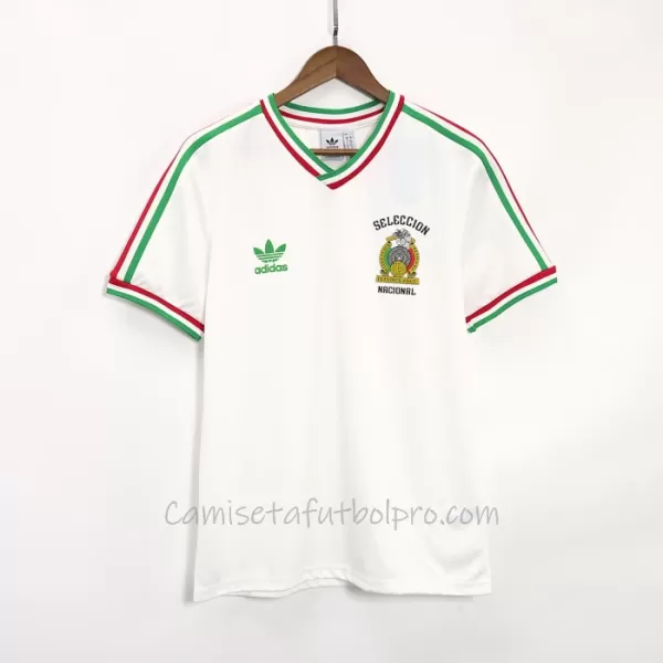 Camiseta México Remake Hombre 1985 Blanco