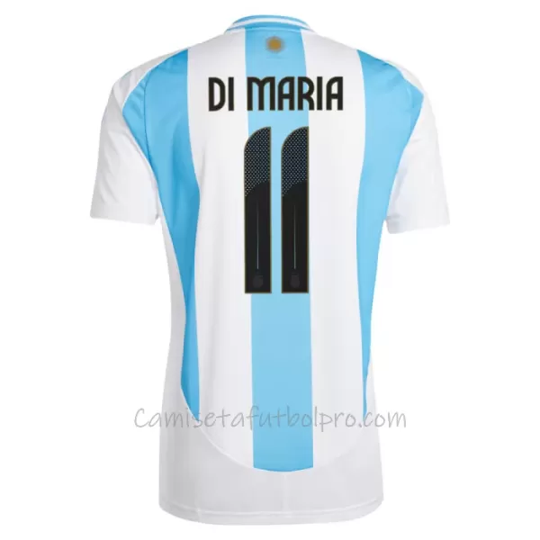 Camiseta Argentina Ángel Di María 11 Hombre 1ª Equipación 2024