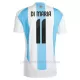 Camiseta Argentina Ángel Di María 11 Hombre 1ª Equipación 2024