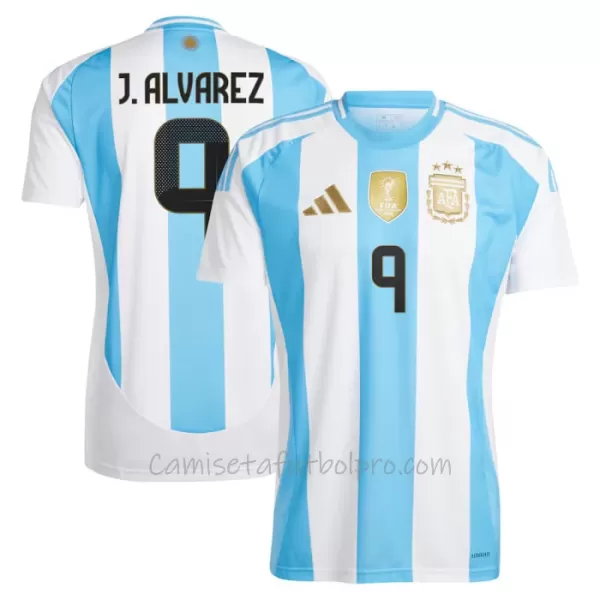 Camiseta Argentina Julián Álvarez 9 Hombre 1ª Equipación 2024