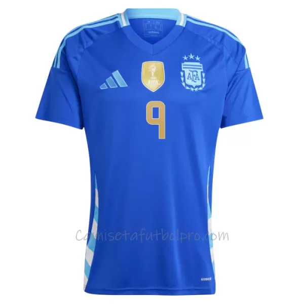 Camiseta Argentina Julián Álvarez 9 Hombre 2ª Equipación 2024