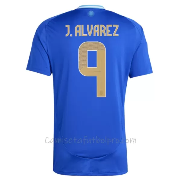 Camiseta Argentina Julián Álvarez 9 Hombre 2ª Equipación 2024