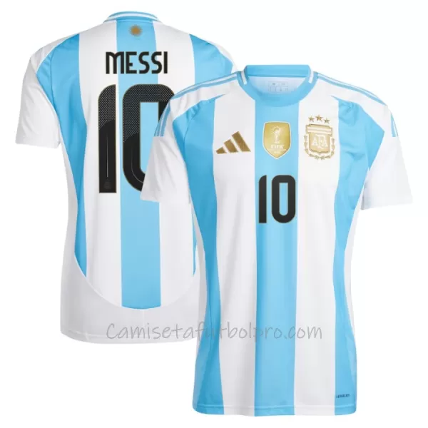 Camiseta Argentina Lionel Messi 10 Hombre 1ª Equipación 2024