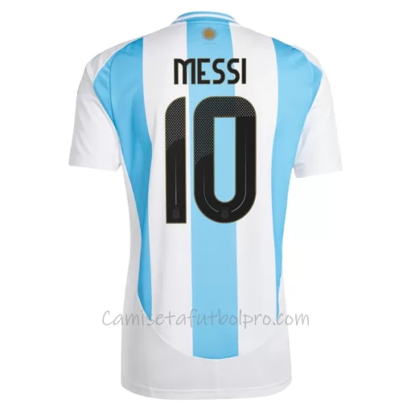 Camiseta Argentina Lionel Messi 10 Hombre 1ª Equipación 2024