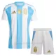 Camiseta Argentina Niños 1ª Equipación 2024