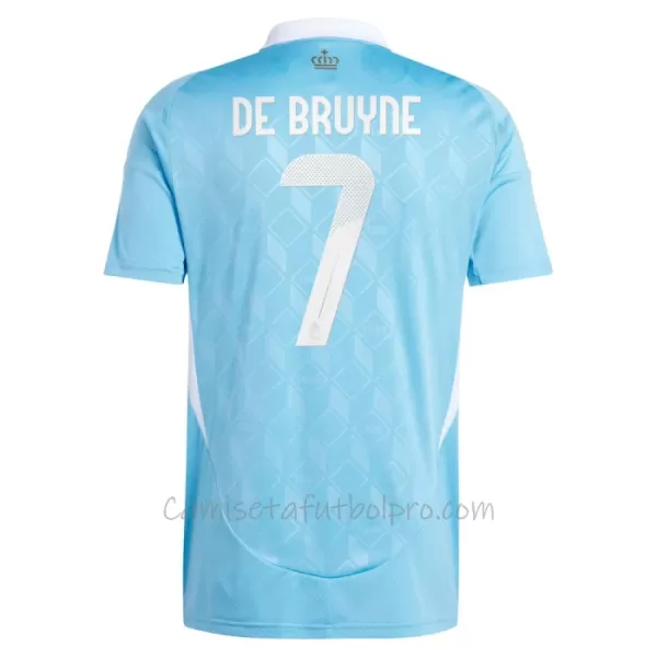 Camiseta Bélgica Kevin De Bruyne 7 Hombre 2ª Equipación Eurocopa 2024