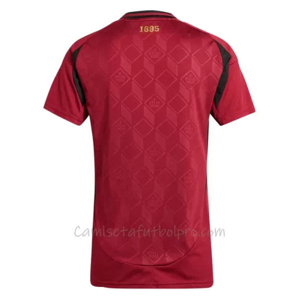 Camiseta Bélgica Mujer 1ª Equipación Eurocopa 2024