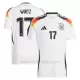 Camiseta Alemania Florian Wirtz 17 Hombre 1ª Equipación Eurocopa 2024