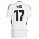 Camiseta Alemania Florian Wirtz 17 Hombre 1ª Equipación Eurocopa 2024