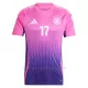 Camiseta Alemania Florian Wirtz 17 Hombre 2ª Equipación Eurocopa 2024