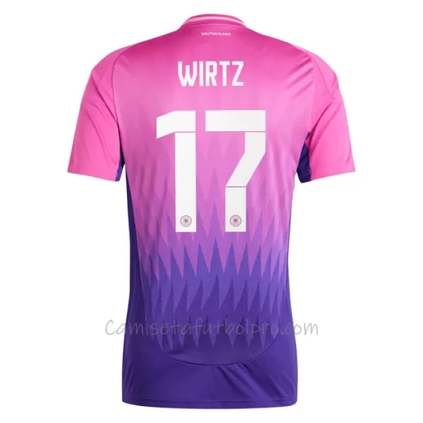 Camiseta Alemania Florian Wirtz 17 Hombre 2ª Equipación Eurocopa 2024