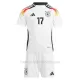 Camiseta Alemania Florian Wirtz 17 Niños 1ª Equipación Eurocopa 2024