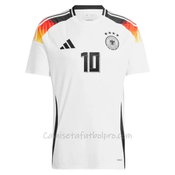 Camiseta Alemania Jamal Musiala 10 Hombre 1ª Equipación Eurocopa 2024