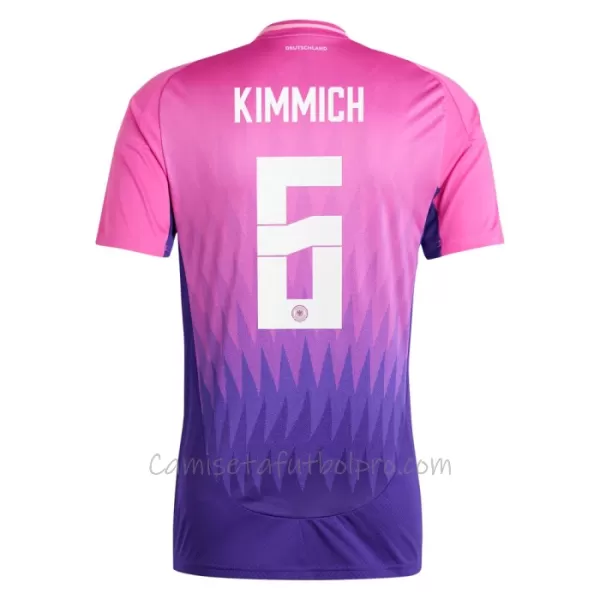 Camiseta Alemania Joshua Kimmich 6 Hombre 2ª Equipación Eurocopa 2024