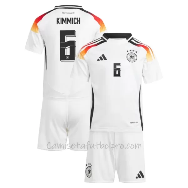 Camiseta Alemania Joshua Kimmich 6 Niños 1ª Equipación Eurocopa 2024