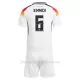 Camiseta Alemania Joshua Kimmich 6 Niños 1ª Equipación Eurocopa 2024