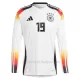 Camiseta Alemania Leroy Sané 19 Hombre 1ª Equipación Eurocopa 2024 Manga Larga