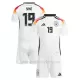 Camiseta Alemania Leroy Sané 19 Niños 1ª Equipación Eurocopa 2024