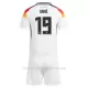 Camiseta Alemania Leroy Sané 19 Niños 1ª Equipación Eurocopa 2024