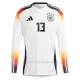 Camiseta Alemania Thomas Müller 13 Hombre 1ª Equipación Eurocopa 2024 Manga Larga