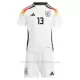 Camiseta Alemania Thomas Müller 13 Niños 1ª Equipación Eurocopa 2024