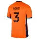 Camiseta Países Bajos Matthijs de Ligt 3 Hombre 1ª Equipación Eurocopa 2024