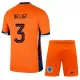 Camiseta Países Bajos Matthijs de Ligt 3 Niños 1ª Equipación Eurocopa 2024