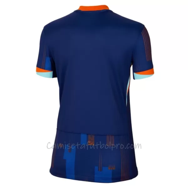 Camiseta Países Bajos Mujer 2ª Equipación Eurocopa 2024