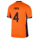 Camiseta Países Bajos Virgil van Dijk 4 Hombre 1ª Equipación Eurocopa 2024