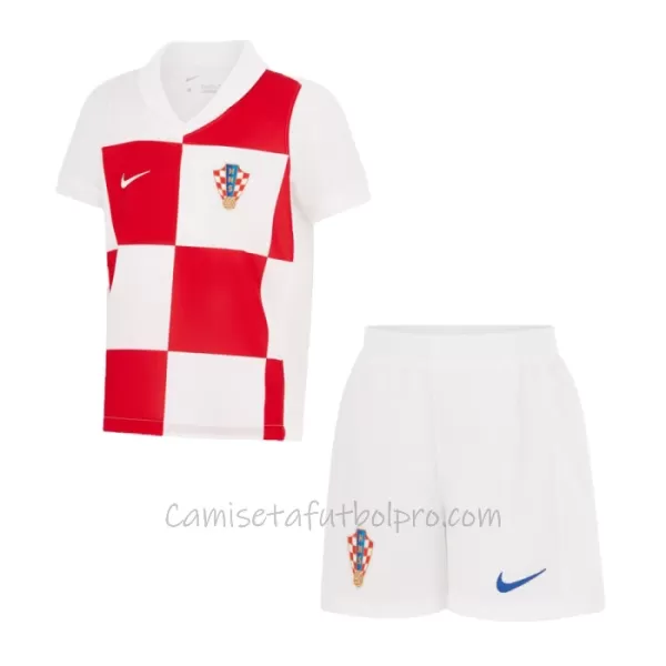 Camiseta Croacia Niños 1ª Equipación Eurocopa 2024