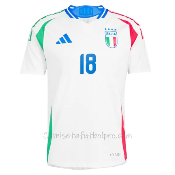 Camiseta Italia Barella 18 Hombre 2ª Equipación Eurocopa 2024