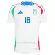 Camiseta Italia Barella 18 Hombre 2ª Equipación Eurocopa 2024