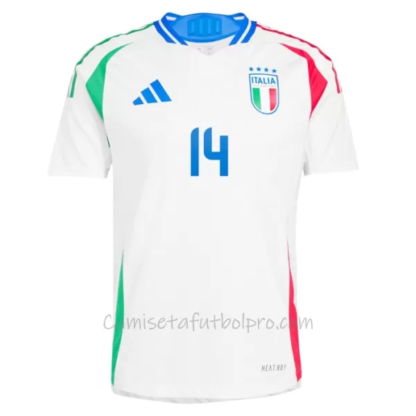 Camiseta Italia Federico Chiesa 14 Hombre 2ª Equipación Eurocopa 2024