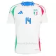 Camiseta Italia Federico Chiesa 14 Hombre 2ª Equipación Eurocopa 2024