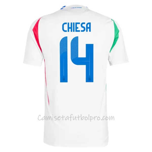 Camiseta Italia Federico Chiesa 14 Hombre 2ª Equipación Eurocopa 2024