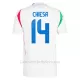 Camiseta Italia Federico Chiesa 14 Hombre 2ª Equipación Eurocopa 2024