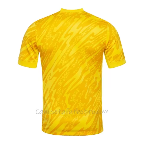 Camiseta Portero Portugal Hombre Eurocopa 2024 Amarillo